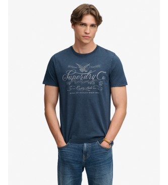 Superdry Maglietta Mercantile blu navy