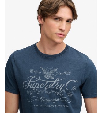 Superdry Maglietta Mercantile blu navy