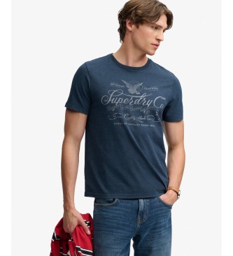 Superdry Maglietta Mercantile blu navy