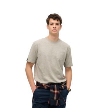 Superdry T-shirt Merchant Pocket grigia