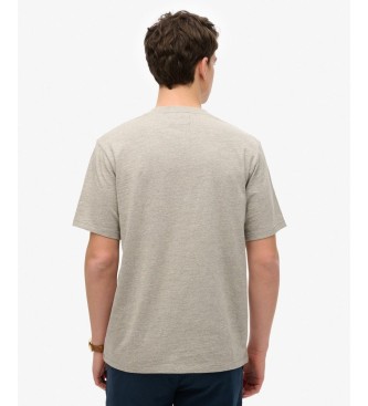 Superdry T-shirt Merchant Pocket grigia