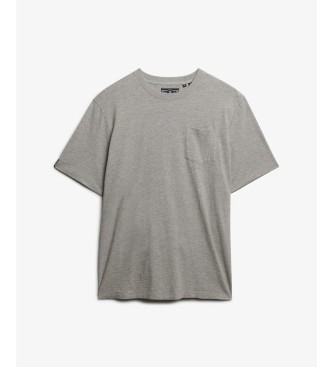 Superdry T-shirt Merchant Pocket grigia