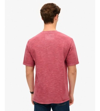 Superdry Majica Slub Marl rde?a