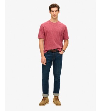 Superdry Majica Slub Marl rde?a