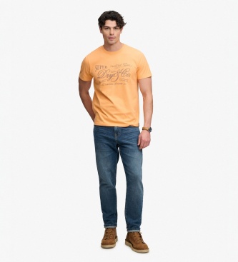 Superdry Orange Vintage Workwear T-Shirt