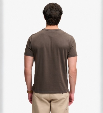 Superdry Vintage Workwear Brown T-Shirt