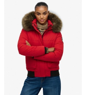 Superdry Bomberjacke Everest Ella rot