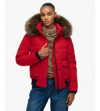 Superdry Bomberjacke Everest Ella rot