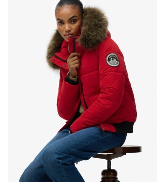 Superdry Bomberjacke Everest Ella rot