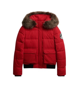 Superdry Bomberjacke Everest Ella rot