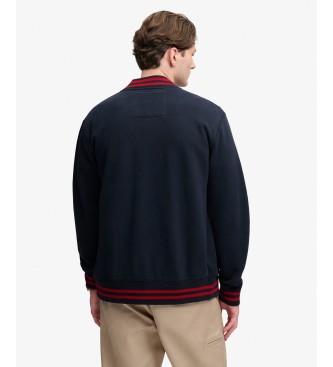 Superdry Cazadora bomber Vintage Athletic azul marino