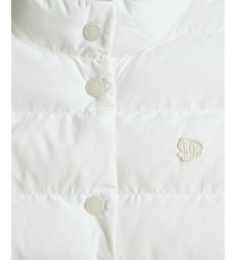 Superdry Entry Padded Snap vest hvid