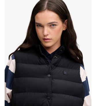 Superdry Entry Padded Snap vest sort