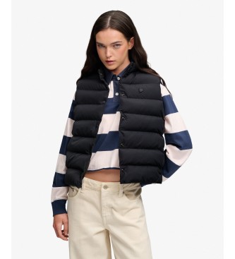 Superdry Entry Padded Snap vest sort