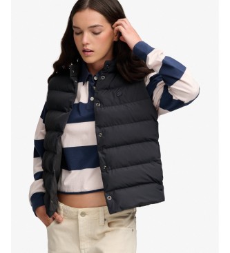 Superdry Entry Padded Snap vest sort