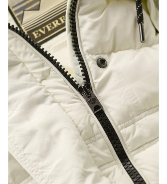 Superdry Everest MID Faux Steppjacke gebrochenes Weiß