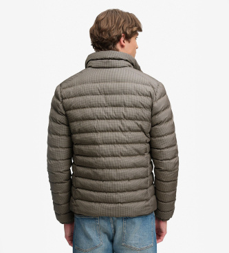 Superdry Fuji Estate vadderad jacka i brunt