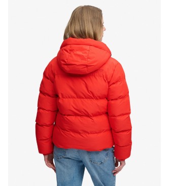 Superdry Gesteppte Jacke Hooded Sports rot