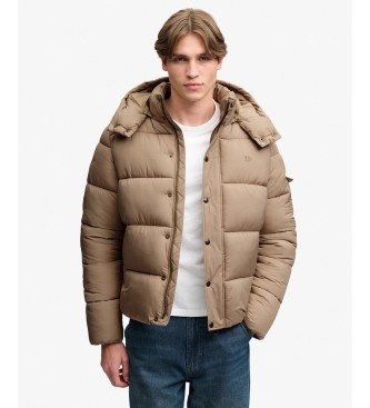 Superdry Beige Premium Ripstop Padded Jacket