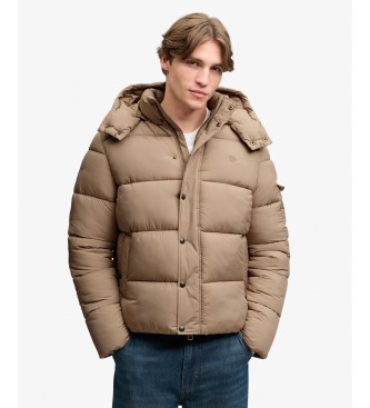 Superdry Beige Premium Ripstop Padded Jacket