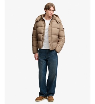 Superdry Beige Premium Ripstop Padded Jacket
