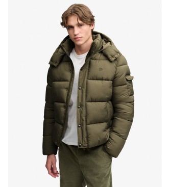 Superdry Premium Ripstop Green Quilted Jacket