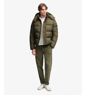 Superdry Premium Ripstop Green Quilted Jacket