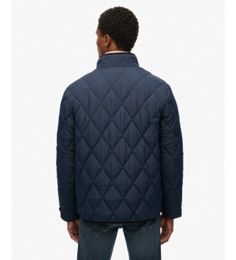 Superdry Quilted Estate Liner Jacket in Navy Blue
