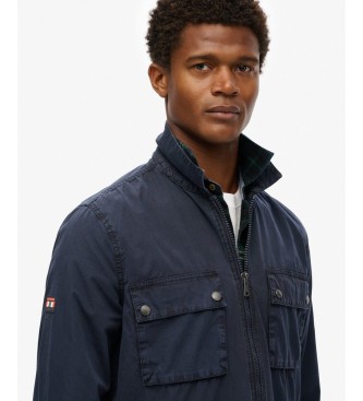 Superdry Marineblaue Essentials-Jacke
