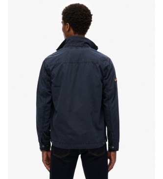 Superdry Marineblaue Essentials-Jacke
