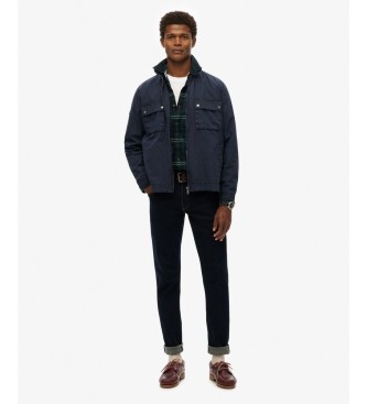 Superdry Marineblaue Essentials-Jacke