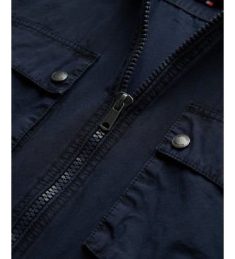 Superdry Marineblaue Essentials-Jacke