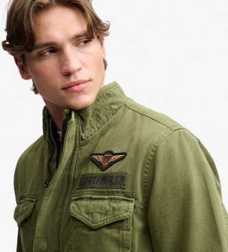 Superdry Jaqueta Patched Military M65 verde