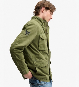 Superdry Jaqueta Patched Military M65 verde