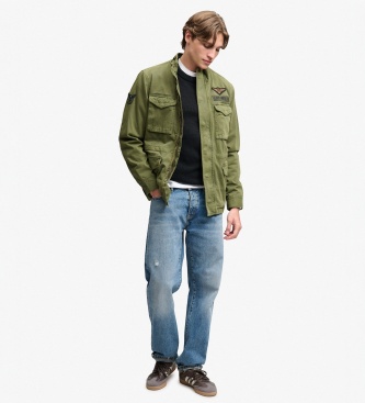 Superdry Jaqueta Patched Military M65 verde