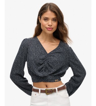 Superdry Blusa Vintage marinho