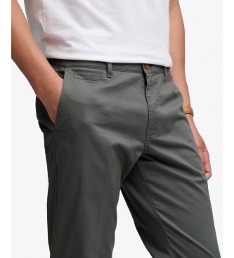 Superdry Pantalon Chino Premium Regular vert