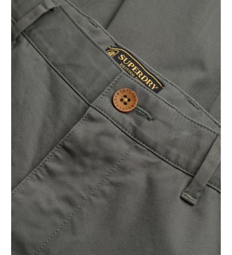 Superdry Pantalon Chino Premium Regular vert