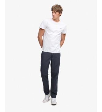 Superdry Pantalon Chino Tapered Washed noir