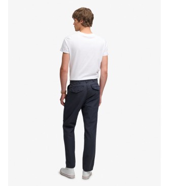 Superdry Pantalon Chino Tapered Washed noir