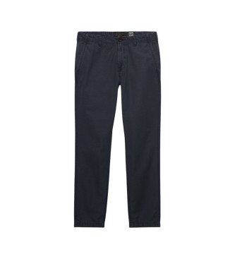 Superdry Pantalon Chino Tapered Washed noir
