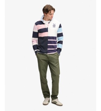 Superdry Pantalón Chino Tapered Washed verde