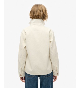 Superdry Chore-Jacke Gebrochenes Weiß