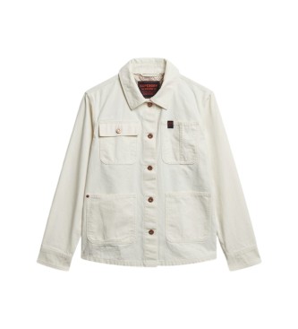 Superdry Chore-Jacke Gebrochenes Weiß