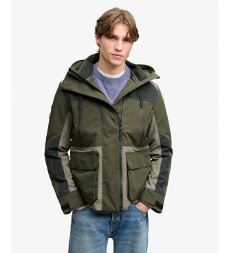 Superdry Giacca a vento Color Block Ultimate verde