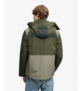 Superdry Giacca a vento Color Block Ultimate verde