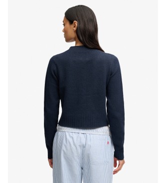 Superdry Marinblå Argyle-kofta
