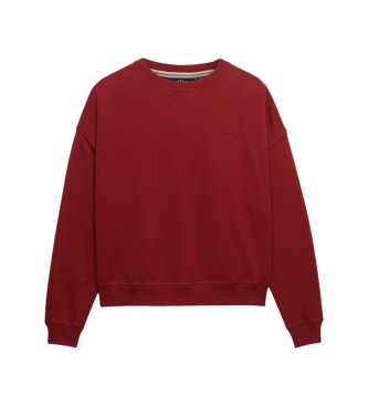 Superdry Essential Logo Red Sweatshirt