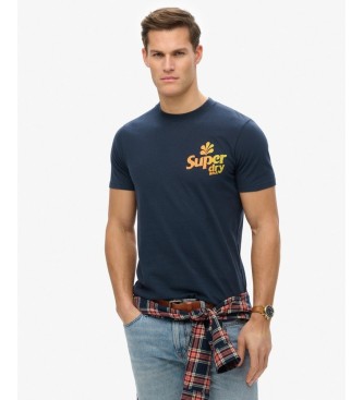 Superdry Camiseta Fade marino