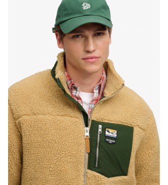 Superdry Mountain Full beige fleece